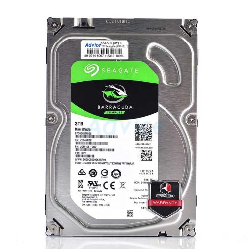 3 TBSATA-III Seagate Barracuda (64MB, 7200RPM, Strek)