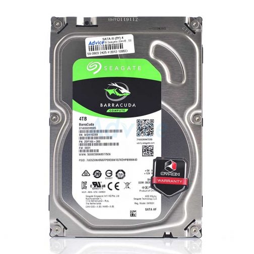 4 TB SATA-III Seagate Barracuda (256MB, 5900RPM, STrek)