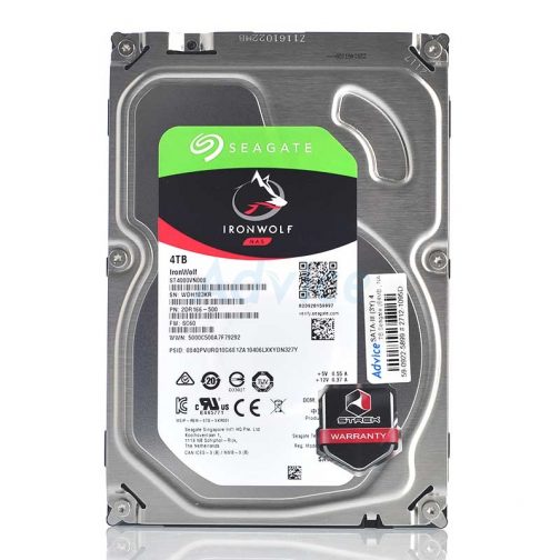 4 TB SATA-III Seagate IronWolf (64MB, 5900RPM, STrek)