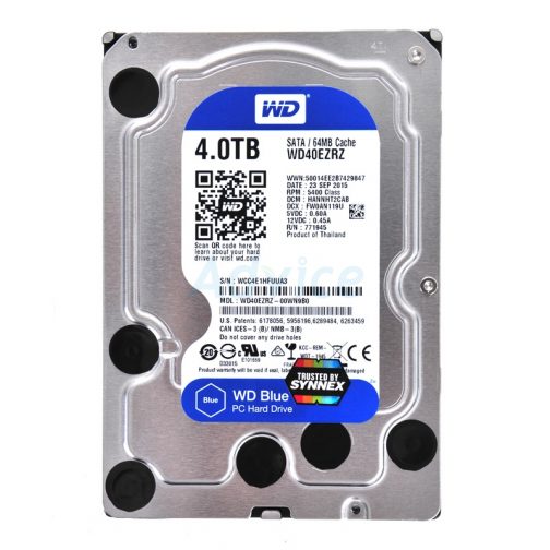 4 TB SATA-III WD Blue (64MB, 5400RPM)