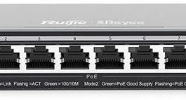 Ruijie switch รุ่น RG-ES209GC-P Reyee Cloud Managed Switch for IP surveillance