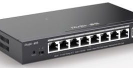 Ruijie switch รุ่น RG-ES209GC-P Reyee Cloud Managed Switch for IP surveillance