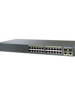 Cisco Catalysti รุ่น[WS-C2960+24PC-S] 2960 Plus 24 10/100 PoE + 2 T/SFP LAN Lite