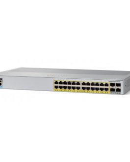 CISCO Catalyst รุ่น[WS-C2960L-24PS-AP]2960L 24 port GigE with PoE, 4 x 1G SFP, LAN Lite