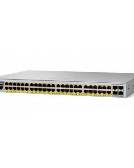 Cisco Catalyst รุ่น[WS-C2960L-48PQ-LL]2960L 48 port GigE PoE+, 4x10G SFP+, Lan Lite