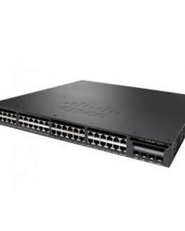 Cisco Catalyst รุ่น[WS-C3650-48FS-L]3650 48 Port Full PoE 4x1G Uplink LAN Base