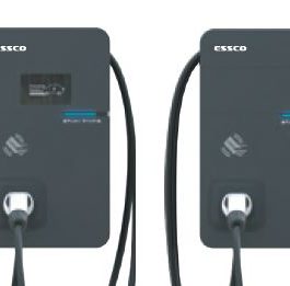 ESSCO AX Series 48A-11kW Single Phase 32A-22kW Three Phase Wall-mount EV AC Charger เครื่องชาร์จรถยนต์ไฟฟ้า