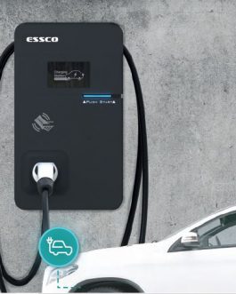 ESSCO AX Series 48A-11kW Single Phase 32A-22kW Three Phase Wall-mount EV AC Charger เครื่องชาร์จรถยนต์ไฟฟ้า