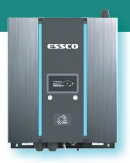 ESSCO 30kW Wall Mount DC Fast Charger เครื่องชาร์จรถยนต์ไฟฟ้า